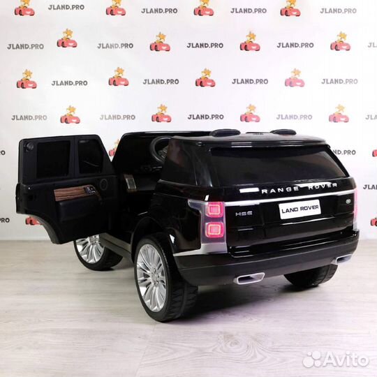 Электромобиль range rover HSE двухместный черный