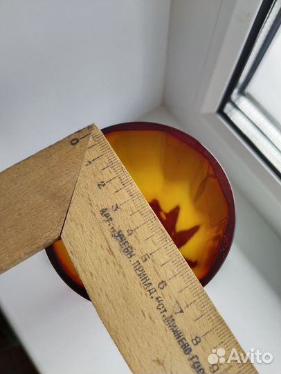 Ваза цветное стекло СССР