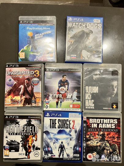 Игры диски лицензионные ps3