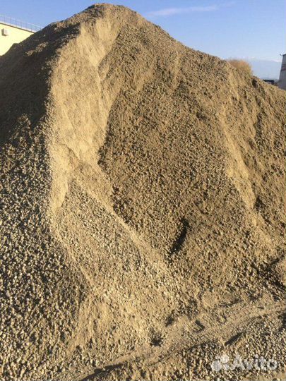 Песок крупный, щебень, пгс, отсев