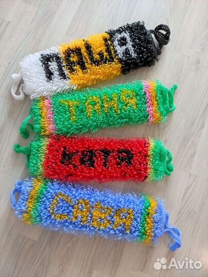 Мочалка на лямках