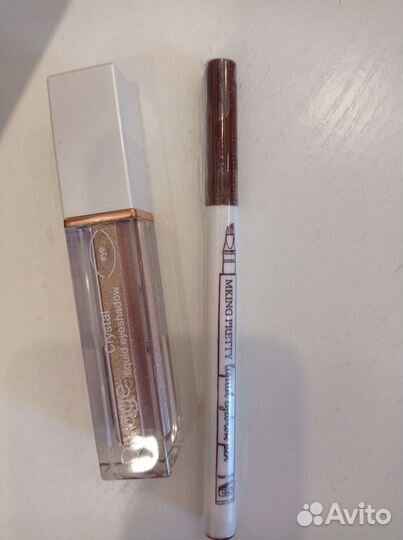 Карандаш для бровей + тени для век