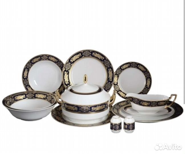 Сервиз столовый и чайный 12 персон