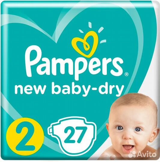 Памперс New Baby-Dray Mini 27 шт(4-8кг) 1/6
