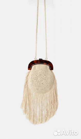 Новая женская вязаная сумочка Zara оригинал