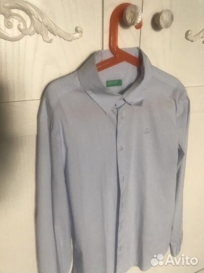Рубашки Benetton для мальчика 152 в школу