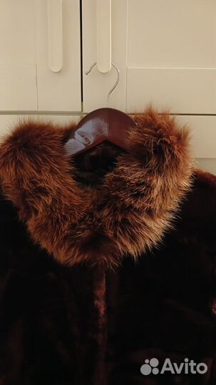 Полушубок приталенный в русском стиле