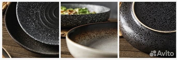 Тарелка круглая, фарфор