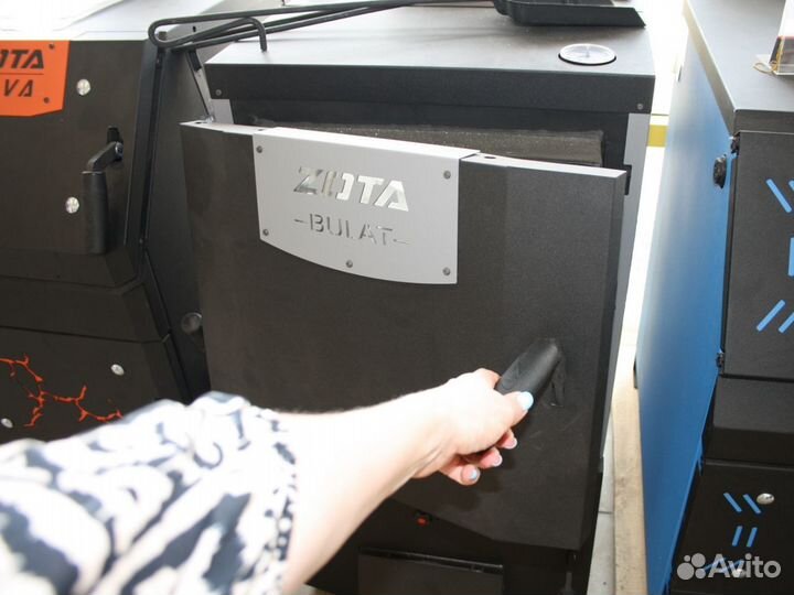 Котел отопительный, твердотопливный Zota Bulat 18