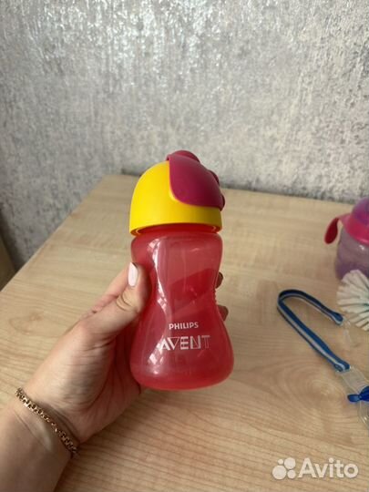 Детские поильники пакетом avent chicco