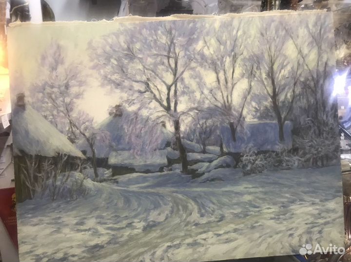 Картина «Морозное утро» 2001г. Худ. Медведев В.Я