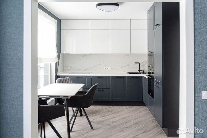 Кухонный гарнитур угловой в потолок на заказ