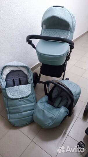Коляска 3 в 1 indigo mio