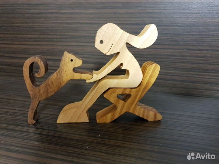 Фигурки из дерева, пазлы, сувениры