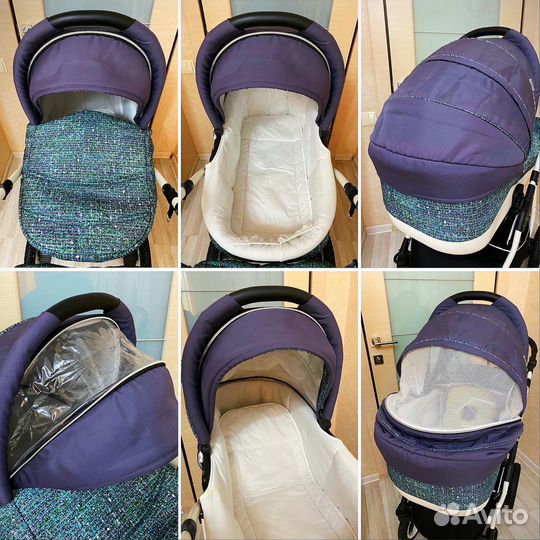 Детская коляска Indigo Slaro 2 в 1, в идеале