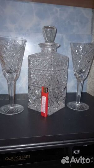 Штофы и графины СССР хрусталь