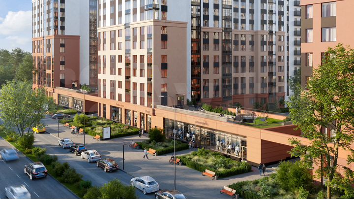 Квартира-студия, 25,5 м², 6/12 эт.