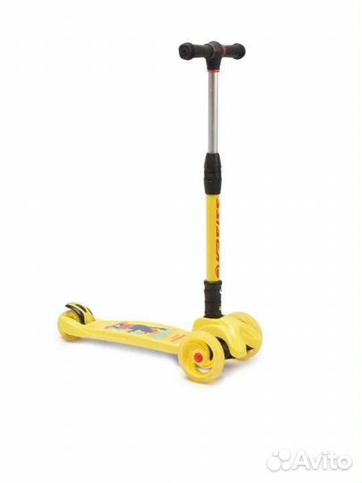 Самокат Kreiss Premium, светятся, Коробка+Звонок