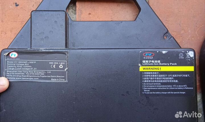 Аккумулятор для citycoco 60v