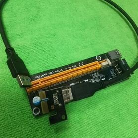 Райзер pci e x16, кабель питания