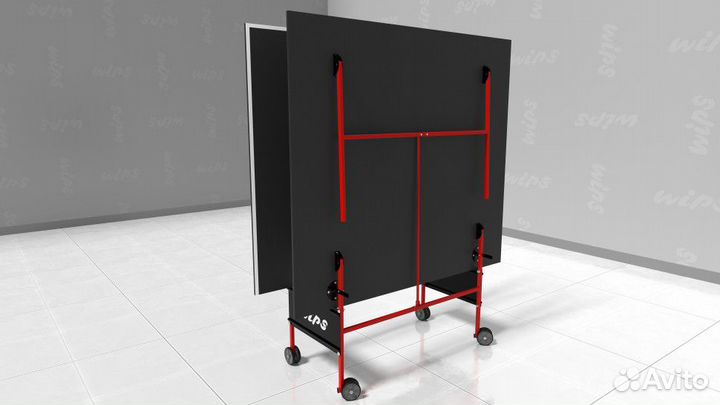 Всепогодный теннисный стол wips ст-вкр graphite