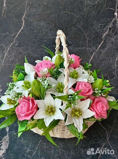 Букет/1 сентября/лилии С розами/день рожд/подарок
