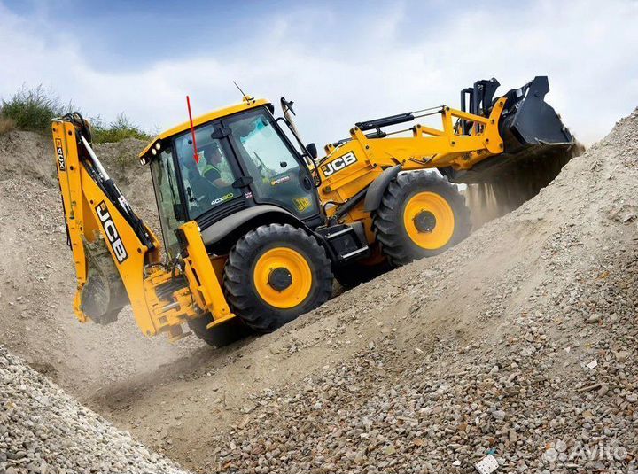 Стекло кузовное за дверью для погрузчика JCB 4CX