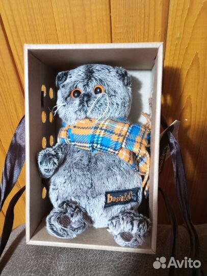 Мягкая игрушка кот Басик