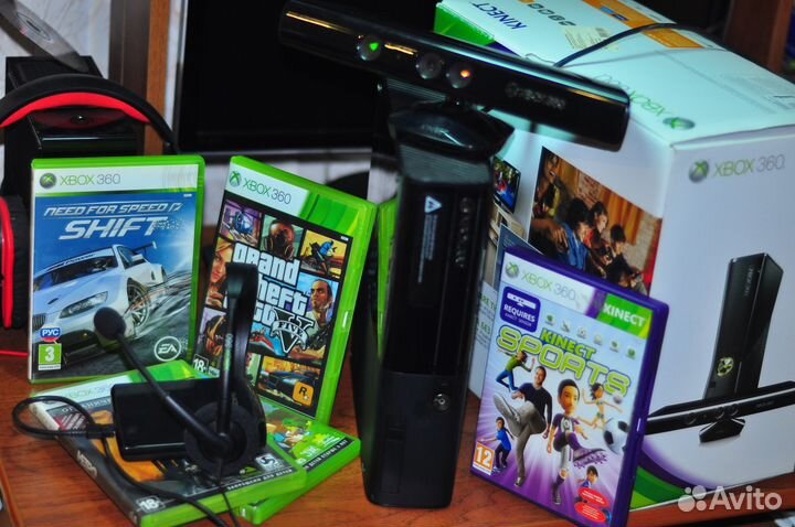 Хbx360 Е 500 Gb + 400 игр + чип взлома