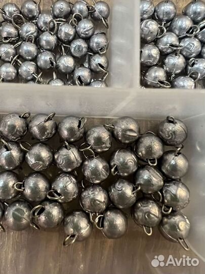 Набор микрочебурашек 1,1.5,2,2.5,3 гр. 150шт