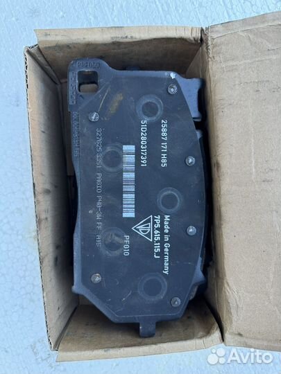 Тормозные диски колодки pscb чугунные Porsche