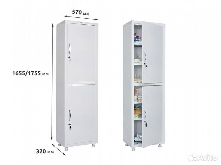 Новый Медицинский шкаф hilfe мд 1 1657/SS