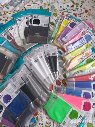 Шапочки для плавания силикон Arena/MadWave/Copozz