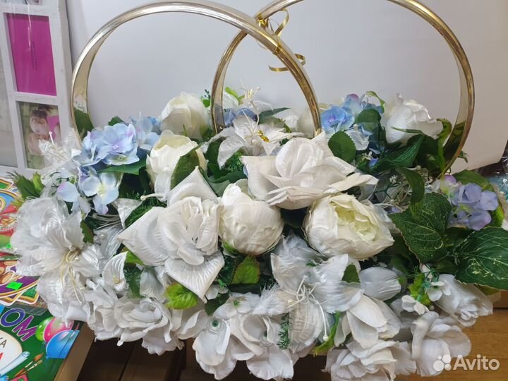 Кольца на свадебный авто