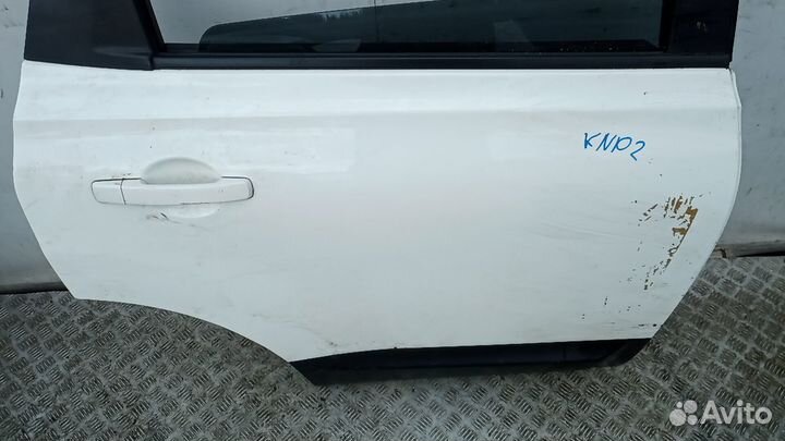 Дверь задняя правая nissan qashqai J10 +2 2008