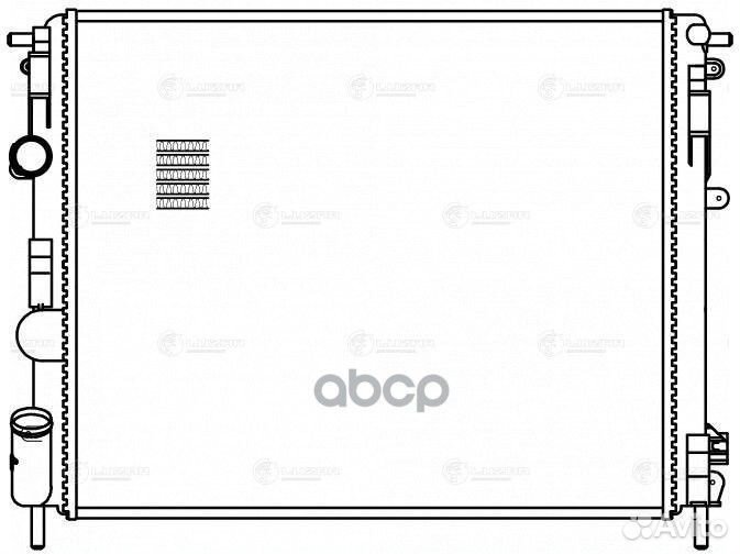 Радиатор охл. для а/м Renault Logan (04) 1.4/1