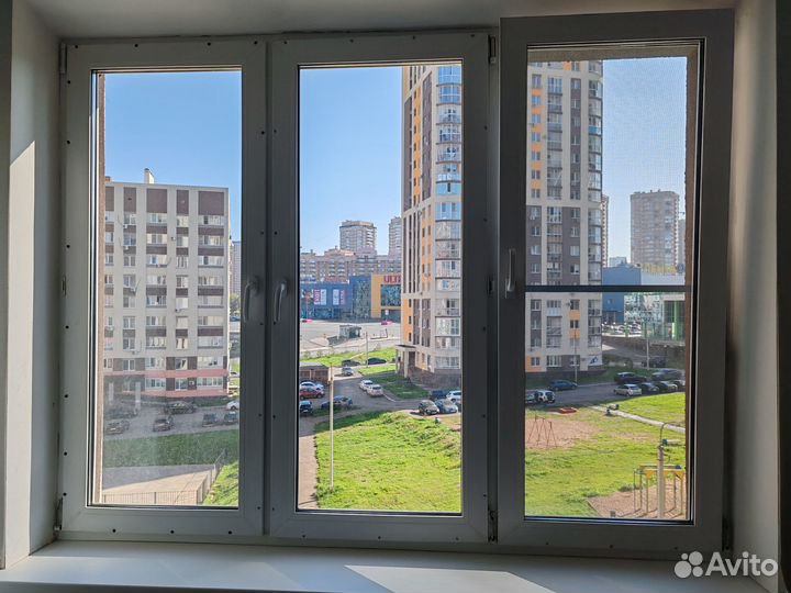 Окно бу 160х206 см 3 створки