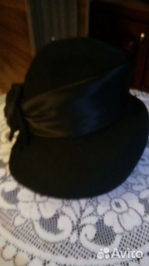 Шляпка женская фетровая