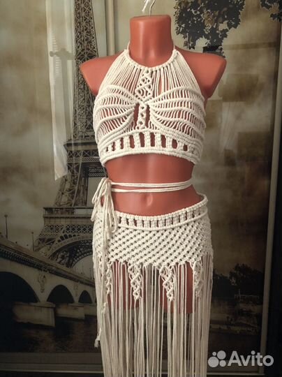 Костюм макраме