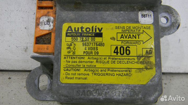 Блок SRS Пежо 406