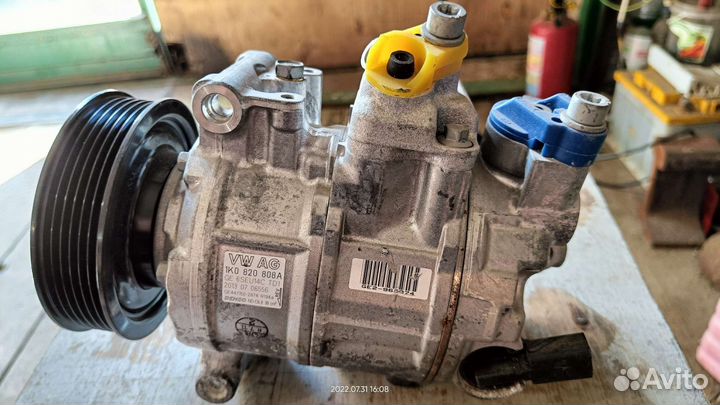 Компрессор кондиционера volkswagen passat