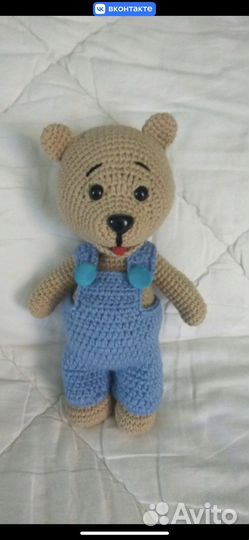 Вязанный мишка