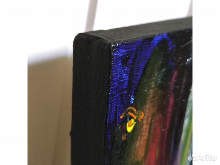 Картина обнажённая девушка маслом на холсте 35х25