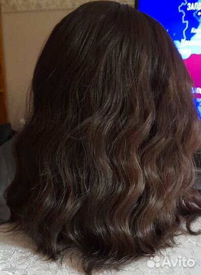 Парик цвет Шоколад термоволокно