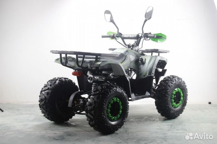 Квадроцикл motax ATV grizlik super LUX 125 New зел