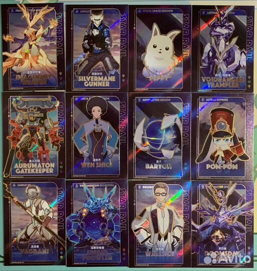 Коллекционные карточки Honkai Star Rail