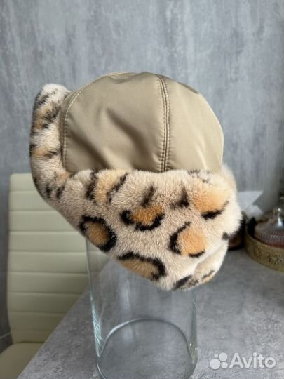 Шапка ушанка с натуральным мехом