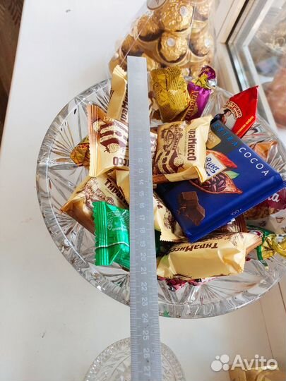 Салатник хрустальный большой