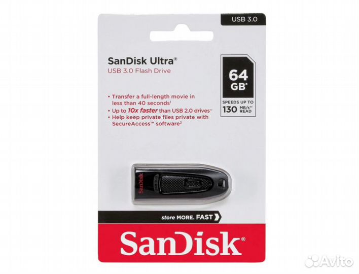 Flash Usb 3.0 SanDisk Ultra на 64GB