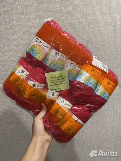 Пряжа, нитки для вязания. Пехорка детская